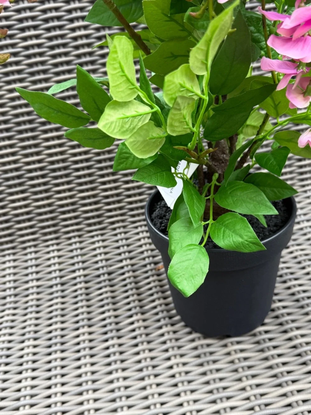 Pink Artificial Hydrangea Potted Plant - NWT